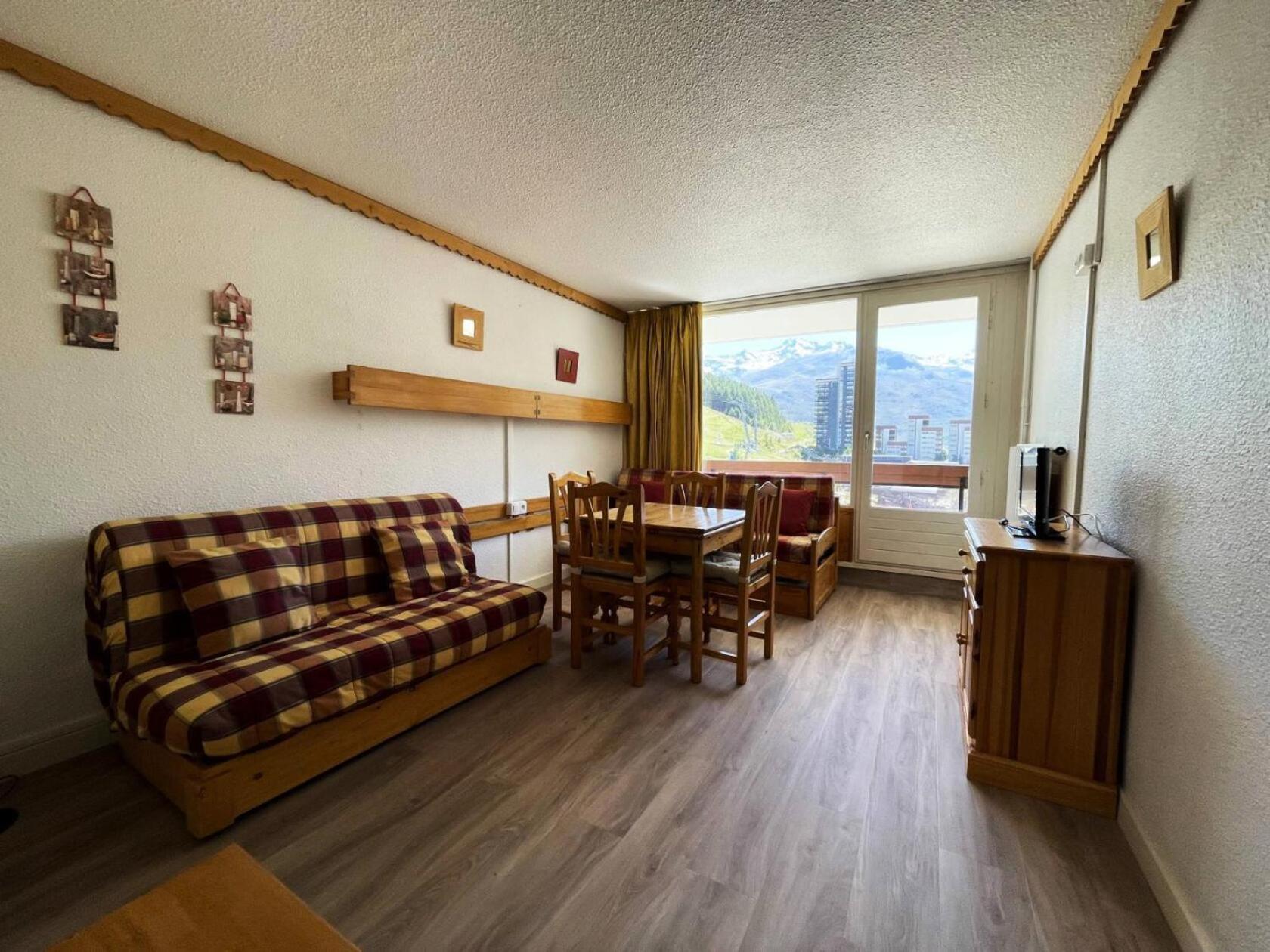 Residence Chaviere - Studio 4 Pers A La Croisette - Vue Sur Les Pistes - Acces 3 Vallees Mae-5464 Saint-Martin-de-Belleville Dış mekan fotoğraf